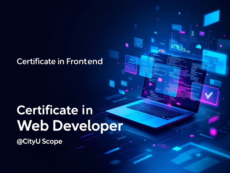 Certificate in Frontend Web Developer @CityU